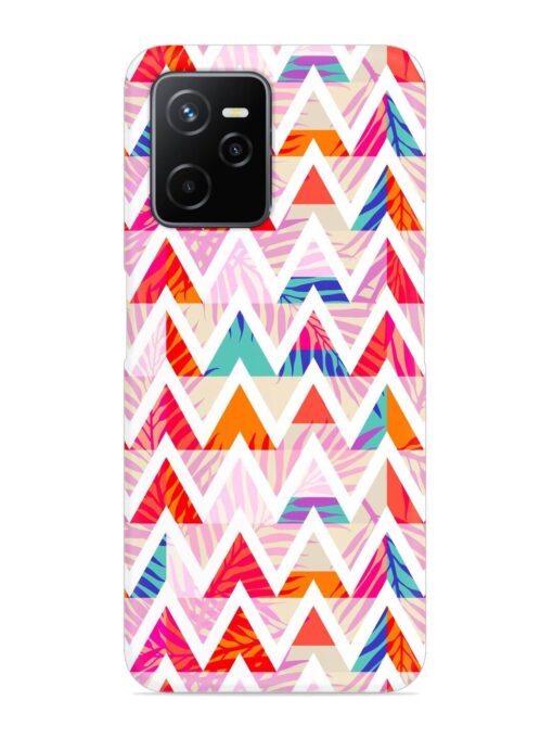 Abstract Triangle Background Snap Case for Realme Narzo 50A Prime