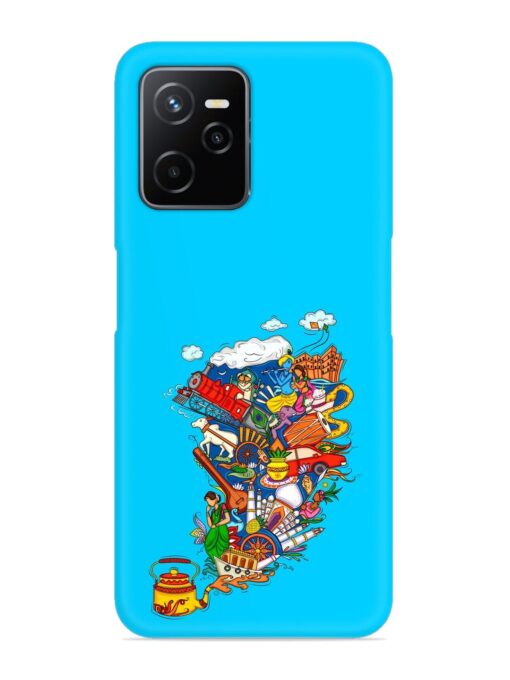 Vector Design Indian Snap Case for Realme Narzo 50A Prime Zapvi