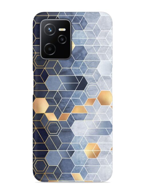 Geometric Abstraction Hexagons Snap Case for Realme Narzo 50A Prime