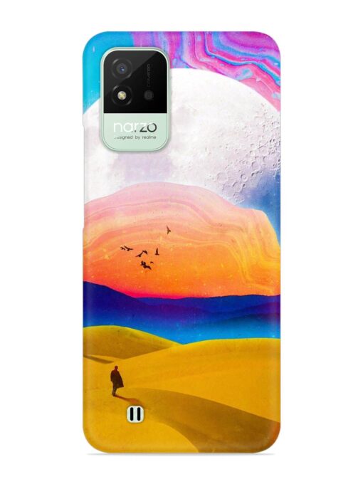 Sandy Desert Snap Case for Realme Narzo 50I Zapvi