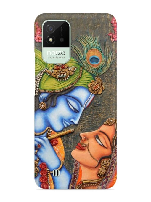 Lord Radha Krishna Flute Art Snap Case for Realme Narzo 50I