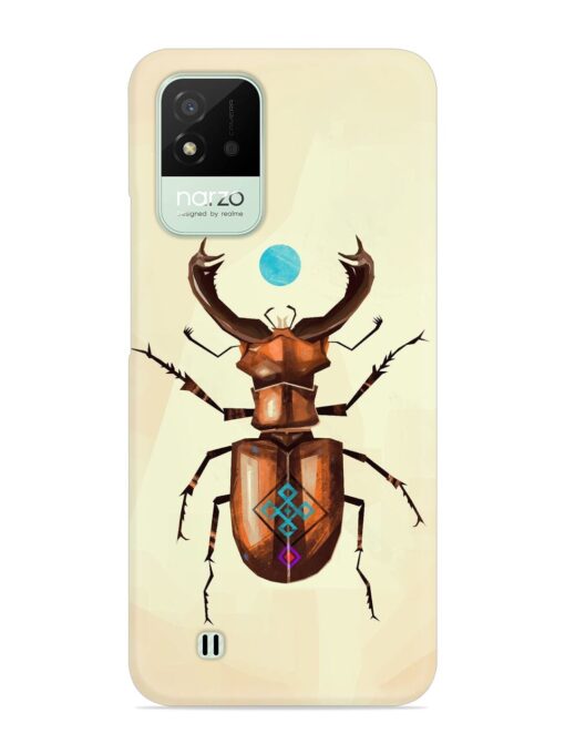 Stag Beetle Vector Snap Case for Realme Narzo 50I