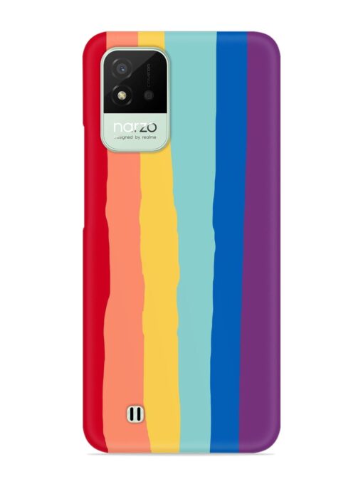 Rainbow Genuine Liquid Snap Case for Realme Narzo 50I