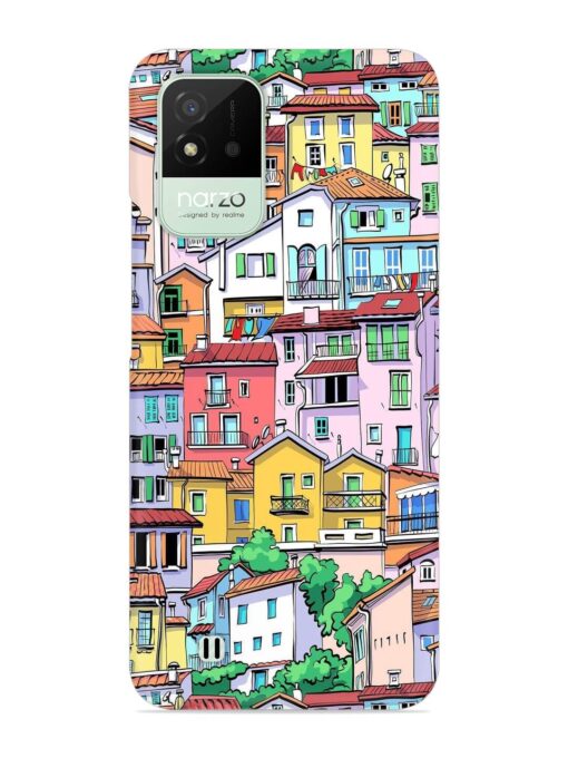 Europe Old Town Snap Case for Realme Narzo 50I