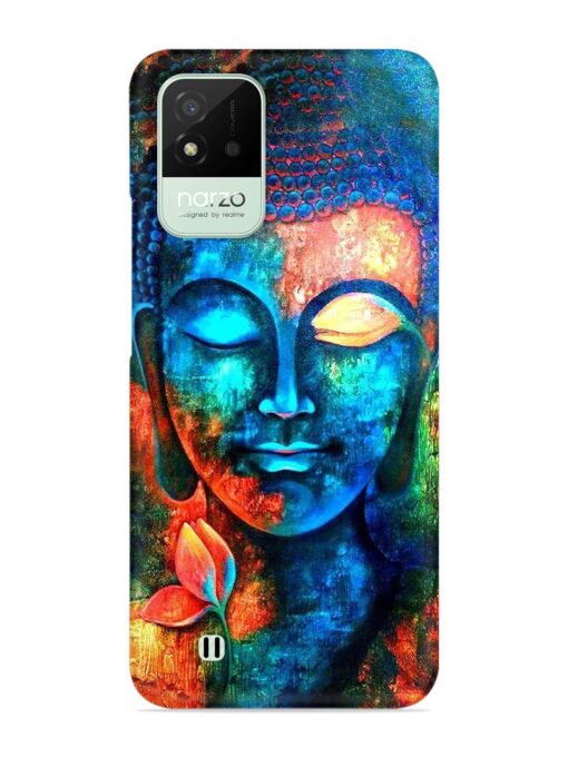 Buddha Painting Snap Case for Realme Narzo 50I Zapvi