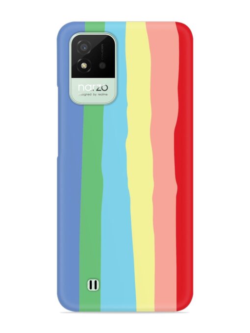 Rainbow Premium Shade Snap Case for Realme Narzo 50I Zapvi