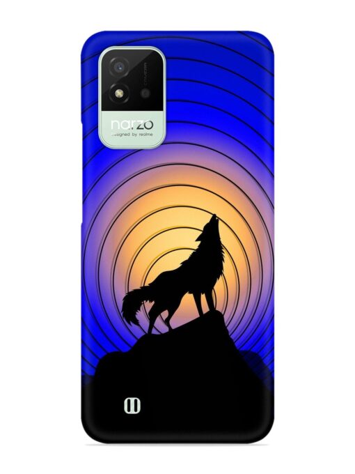 Fox Roaring Design Snap Case for Realme Narzo 50I