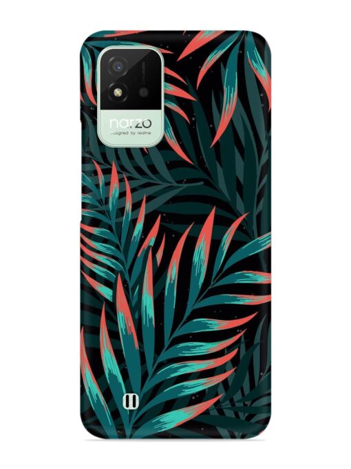 Green Leaf Art Snap Case for Realme Narzo 50I