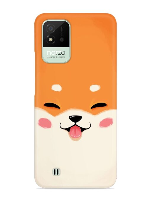 Happy Cat Art Snap Case for Realme Narzo 50I