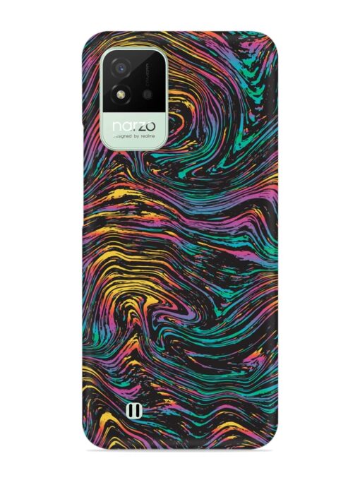 Abstract Liquid Colors Snap Case for Realme Narzo 50I Zapvi