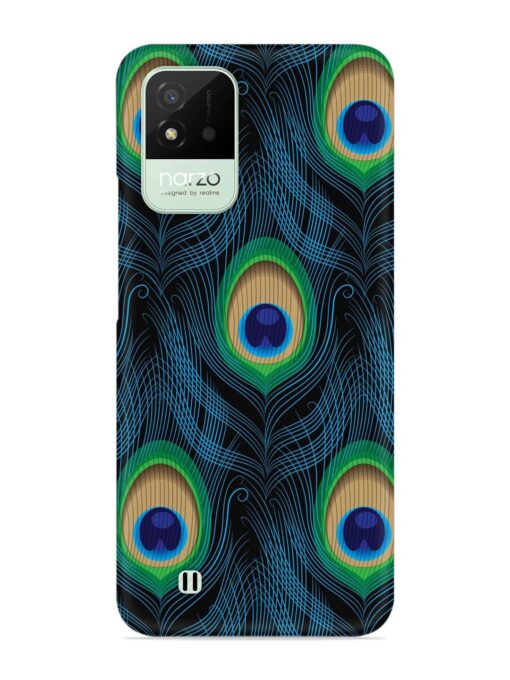 Seamless Pattern Peacock Snap Case for Realme Narzo 50I