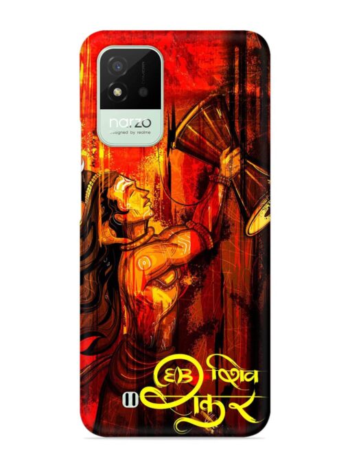 Illustration Lord Shiva Snap Case for Realme Narzo 50I