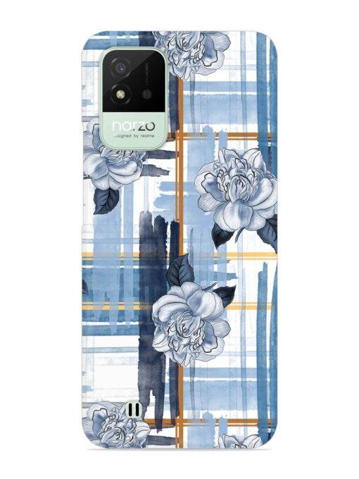 Watercolor Pattern Rose Snap Case for Realme Narzo 50I