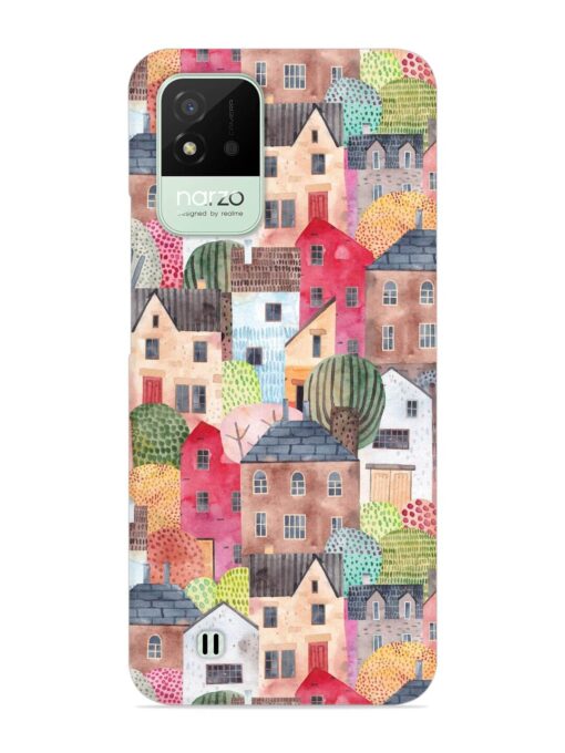 Abstract Seamless Pattern Snap Case for Realme Narzo 50I Zapvi