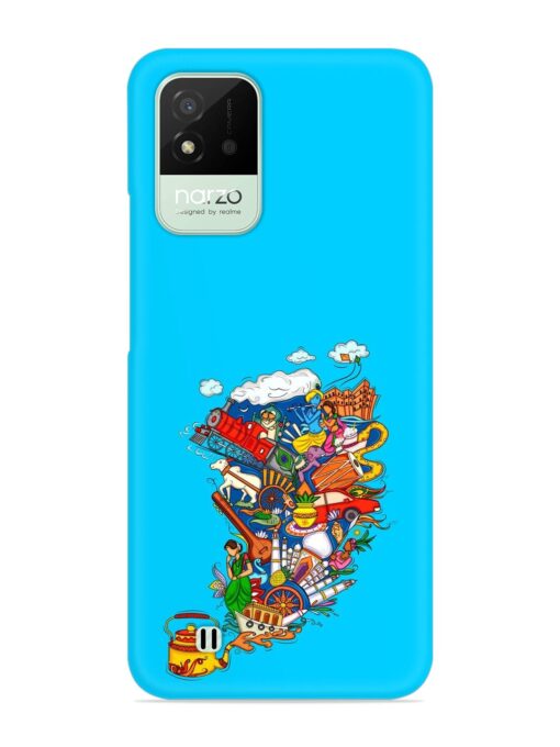 Vector Design Indian Snap Case for Realme Narzo 50I