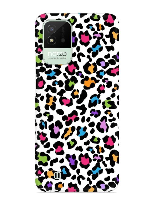 Seamless Leopard Pattern Snap Case for Realme Narzo 50I Zapvi