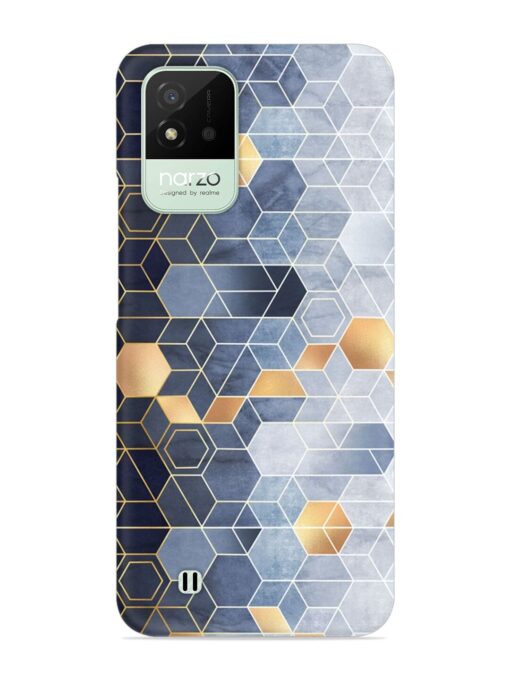 Geometric Abstraction Hexagons Snap Case for Realme Narzo 50I