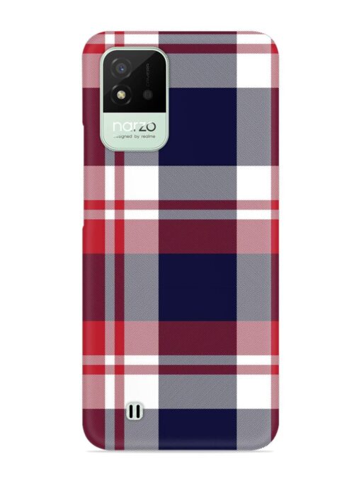 Classic Plaid Tartan Snap Case for Realme Narzo 50I Zapvi