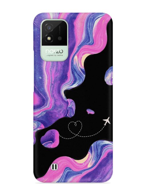 Glitter Art Snap Case for Realme Narzo 50I Zapvi