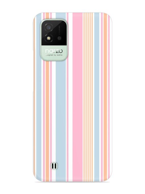 Stripe Seamless Pattern Snap Case for Realme Narzo 50I Zapvi