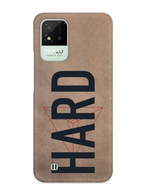 Hard Typo Snap Case for Realme Narzo 50I