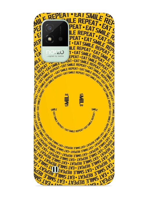 Smiley Snap Case for Realme Narzo 50I Zapvi