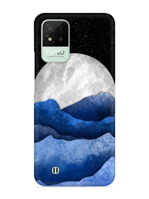 Full Moon Mountain Vector Snap Case for Realme Narzo 50I