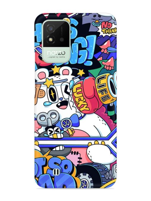 Universal Doodle Snap Case for Realme Narzo 50I