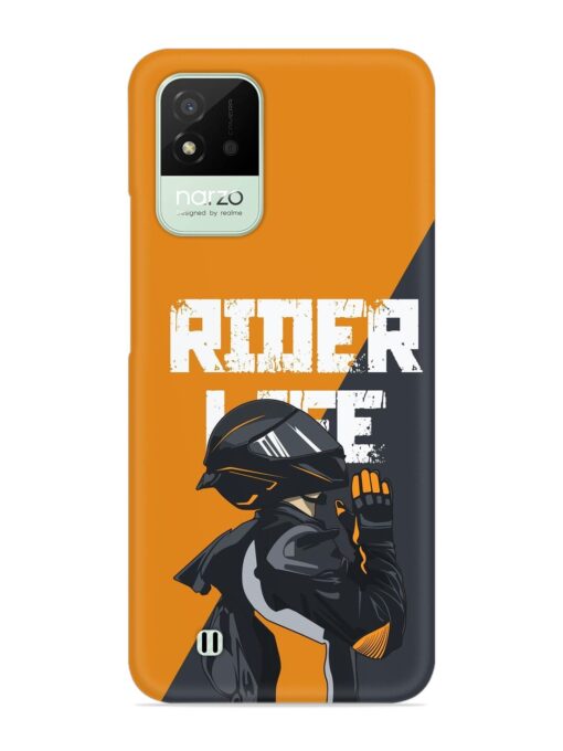 Rider Life Snap Case for Realme Narzo 50I Zapvi