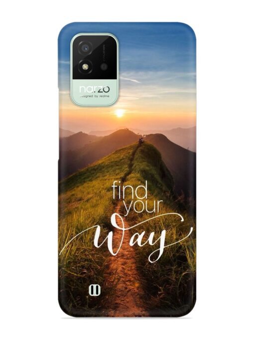 Find Your Way Snap Case for Realme Narzo 50I Zapvi