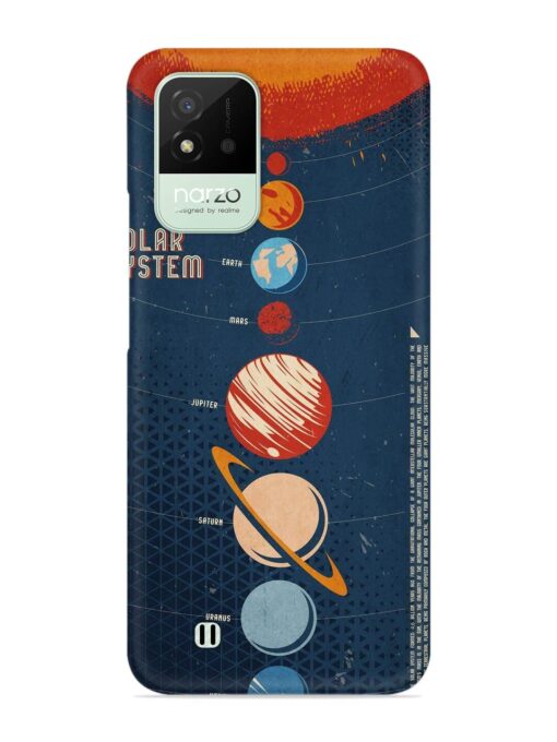 Solar System Vector Snap Case for Realme Narzo 50I