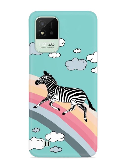 Running Zebra Snap Case for Realme Narzo 50I