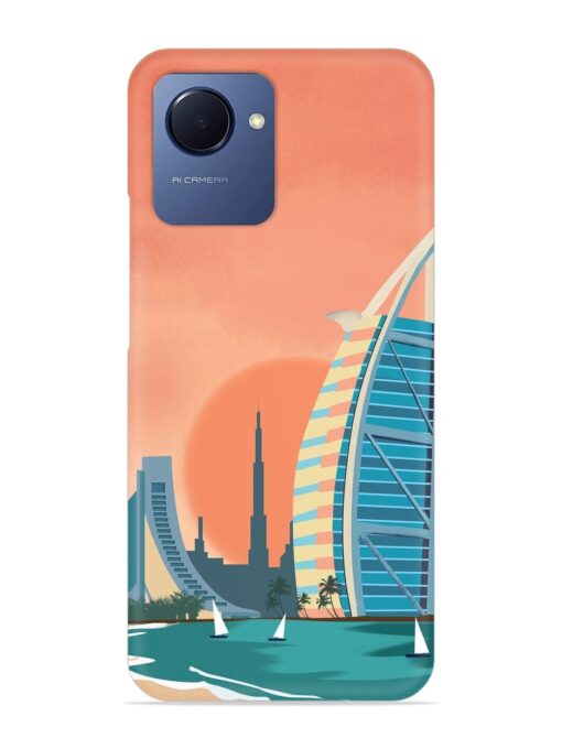 Dubai Architectural Scenery Snap Case for Realme Narzo 50I Prime Zapvi