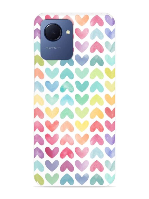 Seamless Colorful Watercolor Snap Case for Realme Narzo 50I Prime Zapvi