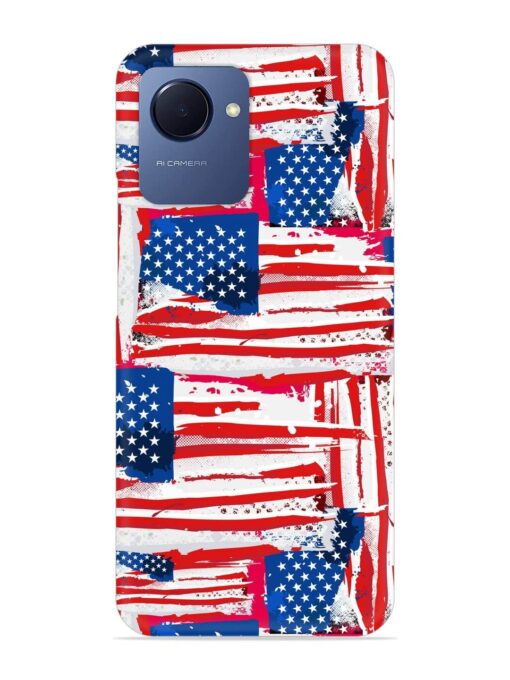 Usa Flag Seamless Snap Case for Realme Narzo 50I Prime Zapvi