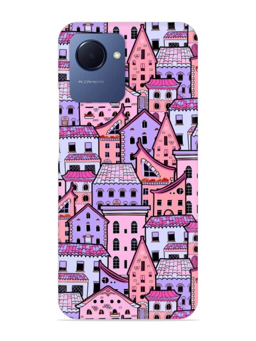 Seamless Pattern Houses Snap Case for Realme Narzo 50I Prime Zapvi