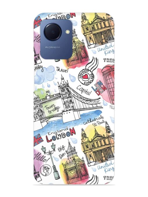 Vector London Landmark Snap Case for Realme Narzo 50I Prime Zapvi