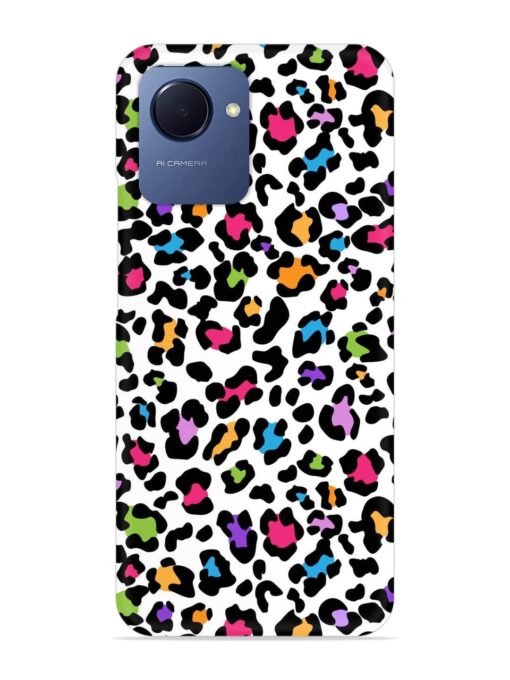 Seamless Leopard Pattern Snap Case for Realme Narzo 50I Prime Zapvi