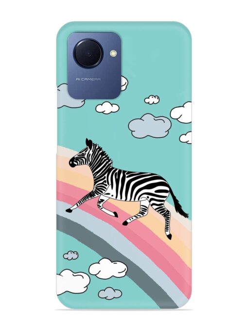 Running Zebra Snap Case for Realme Narzo 50I Prime Zapvi