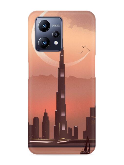 Landmark Burj Khalifa Snap Case for Realme Narzo 50 Pro Zapvi