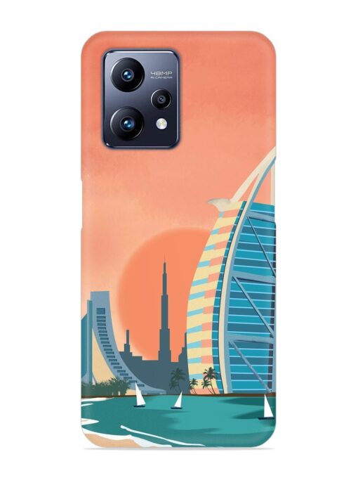 Dubai Architectural Scenery Snap Case for Realme Narzo 50 Pro Zapvi