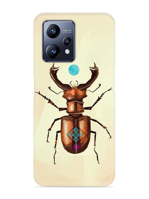 Stag Beetle Vector Snap Case for Realme Narzo 50 Pro Zapvi