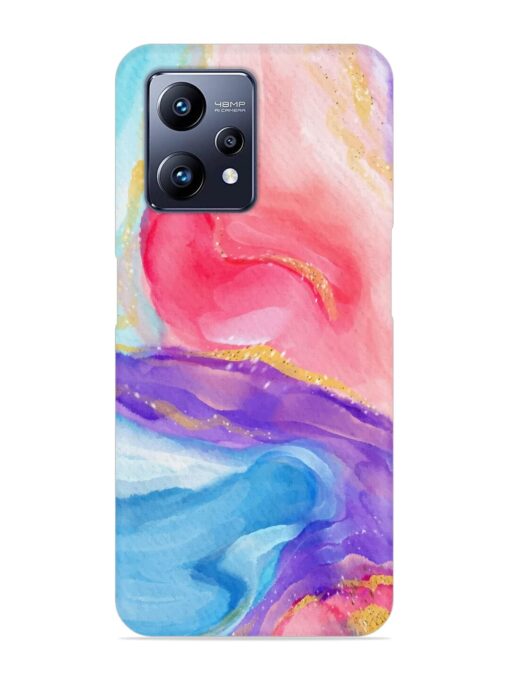 Watercolor Gradient Snap Case for Realme Narzo 50 Pro Zapvi