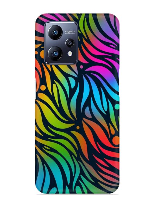 Abstract Leaf Design Snap Case for Realme Narzo 50 Pro Zapvi