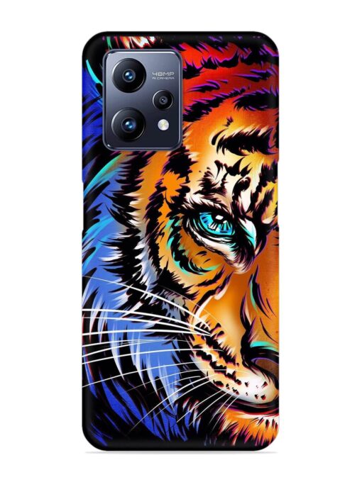 Colorful Lion Art Snap Case for Realme Narzo 50 Pro Zapvi