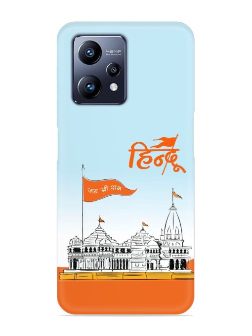 Ram Mandir Hindu Snap Case for Realme Narzo 50 Pro Zapvi