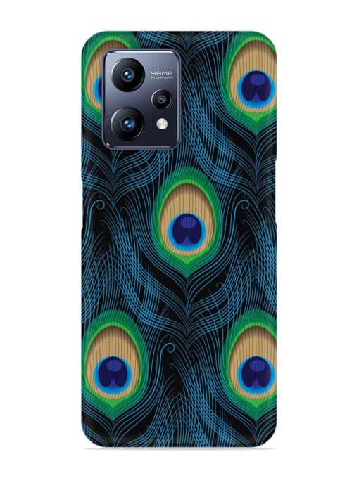 Seamless Pattern Peacock Snap Case for Realme Narzo 50 Pro Zapvi