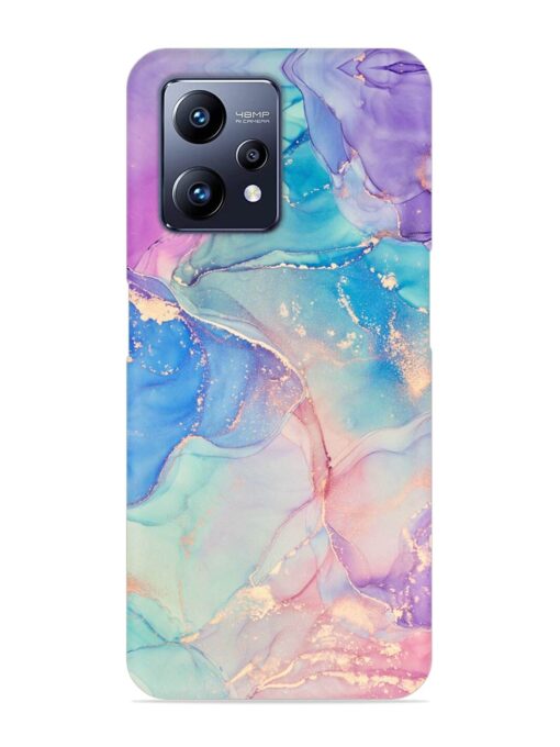 Alcohol Ink Colors Snap Case for Realme Narzo 50 Pro Zapvi