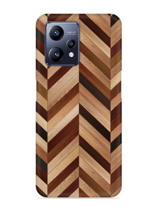 Seamless Wood Parquet Snap Case for Realme Narzo 50 Pro Zapvi