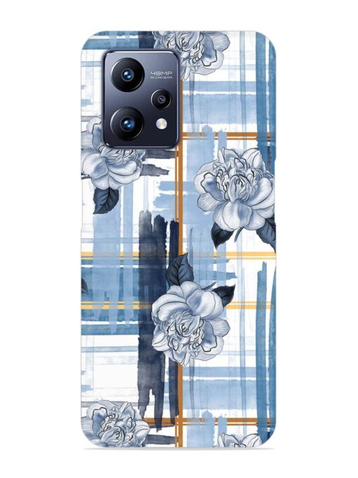 Watercolor Pattern Rose Snap Case for Realme Narzo 50 Pro